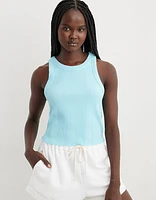 Aerie Textured Free Spirit Ribbed Tank Top