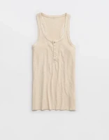 Aerie No BS Henley Tank Top