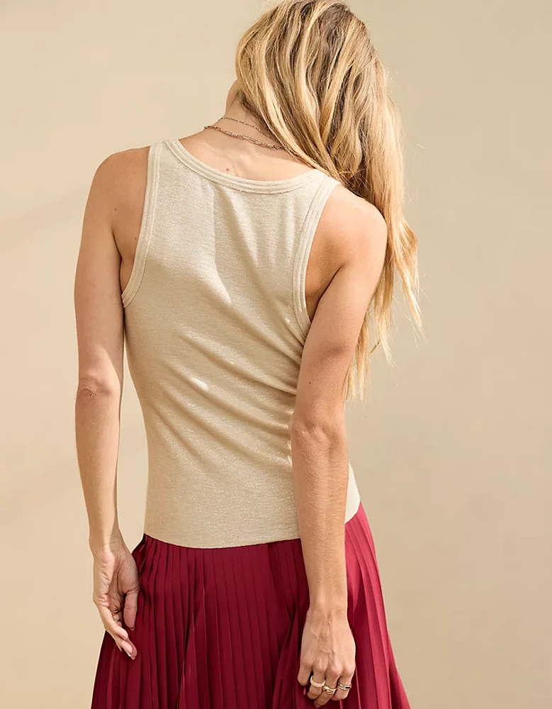 Aerie Tuck It Shine Tank