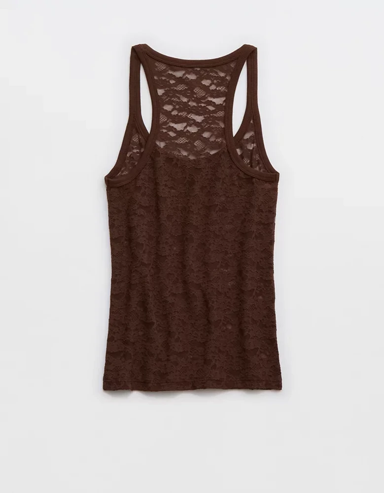 Aerie Easy Does It Vintage Lace Tank Top