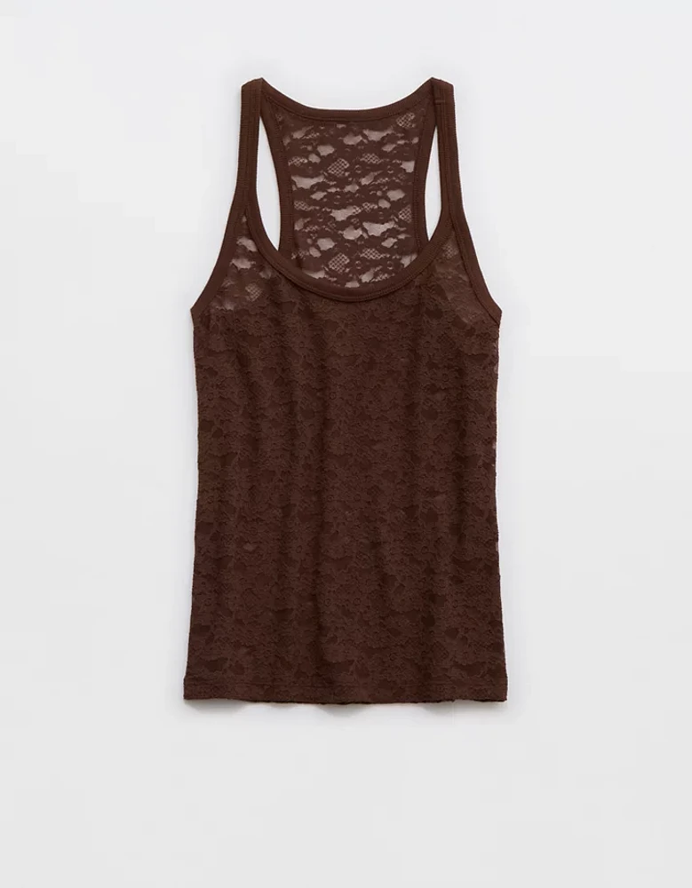 Aerie Easy Does It Vintage Lace Tank Top