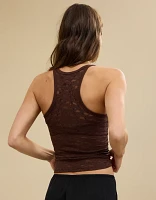 Aerie Easy Does It Vintage Lace Tank Top