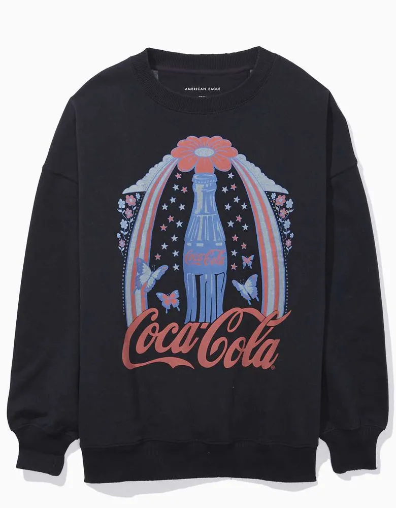 AE Oversized Coca Cola Graphic Sweatshirt