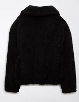 AE Zip-Up Bear Hug Sherpa Sweatshirt