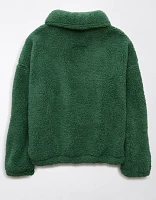 AE Zip-Up Bear Hug Sherpa Sweatshirt