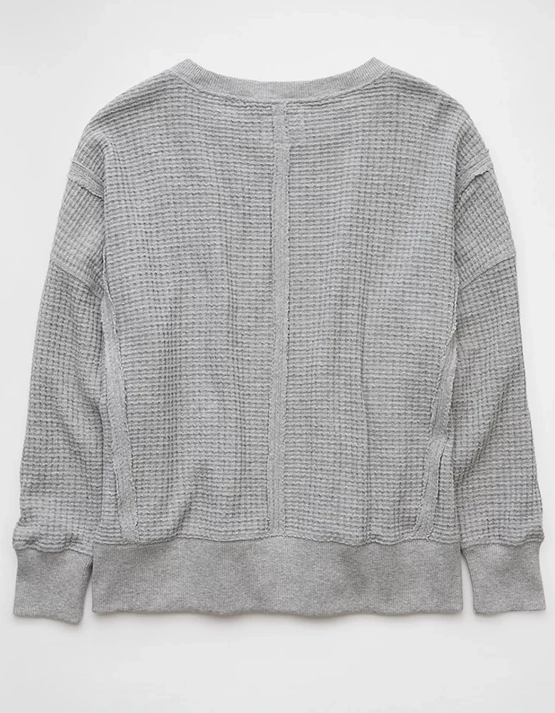 AE Big Hug Waffle Sweatshirt