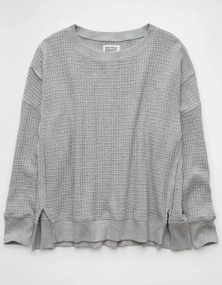 AE Big Hug Waffle Sweatshirt