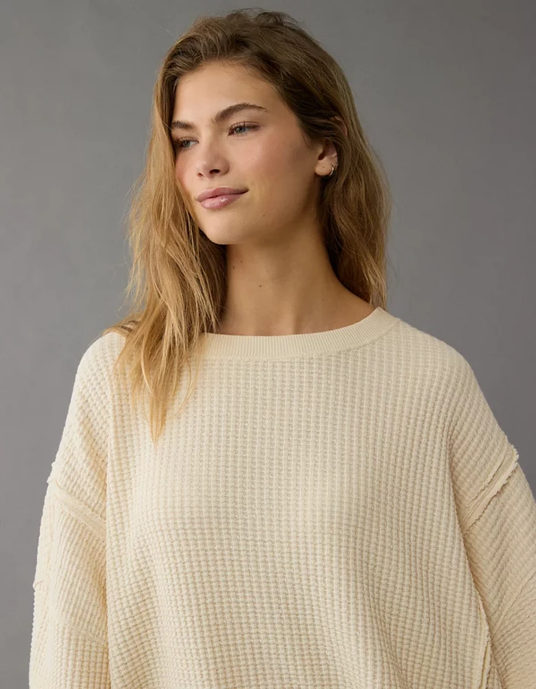 AE Big Hug Waffle Sweatshirt