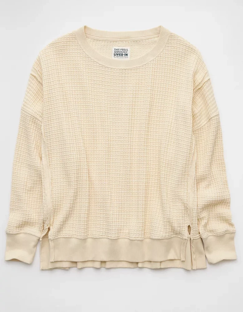 AE Big Hug Waffle Sweatshirt