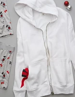 AE Everyday Luxe Oversized Zip-Up Hoodie