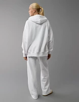 AE Everyday Luxe Oversized Zip-Up Hoodie