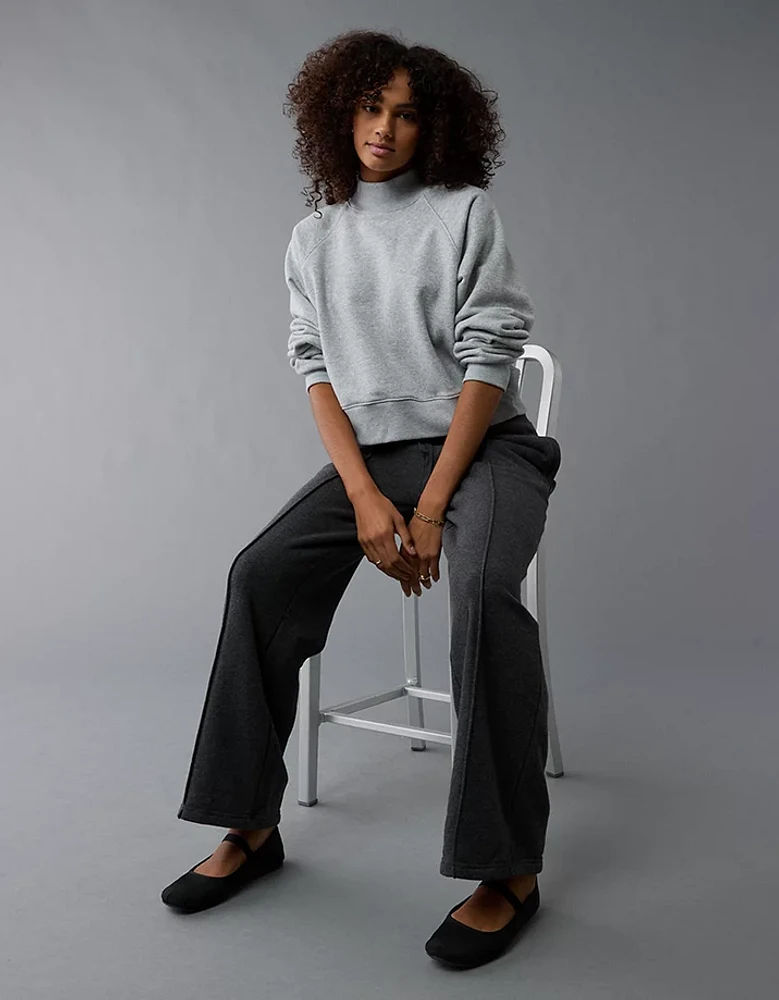 AE Everyday Luxe Mock Neck Sweatshirt