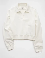 Chandail polo court en molleton AE