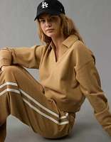 AE Cropped Polo Sweatshirt