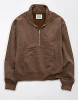 AE Everyday Luxe Quarter-Zip Sweatshirt