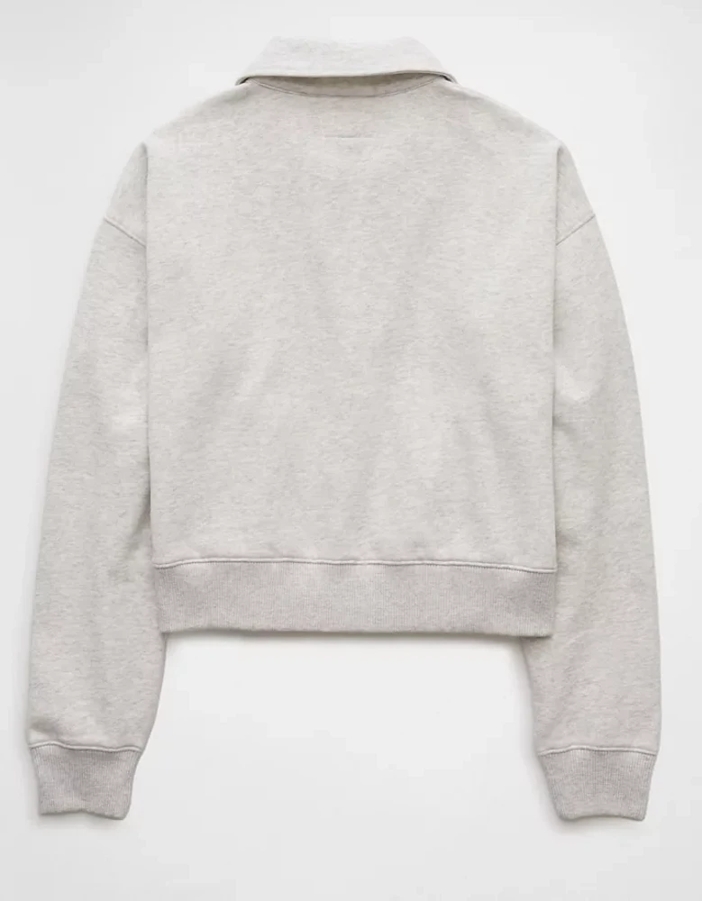 AE Cropped Polo Sweatshirt