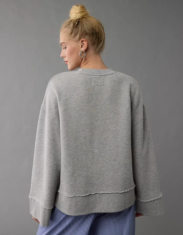 AE Relaxed Wide Sleeve Sweatshirt