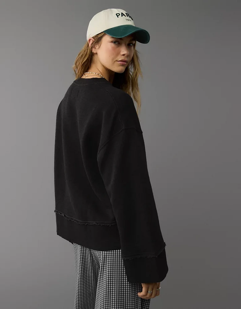 AE Relaxed Wide Sleeve Sweatshirt