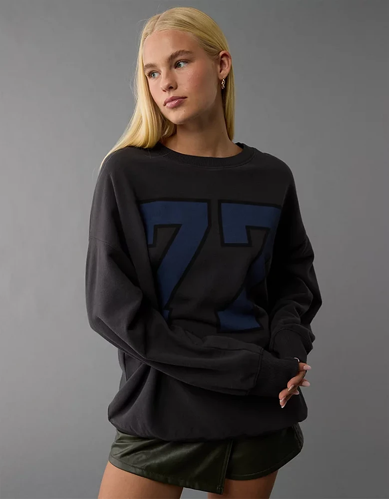 AE Oversized Logo Graphic Sweatshirt