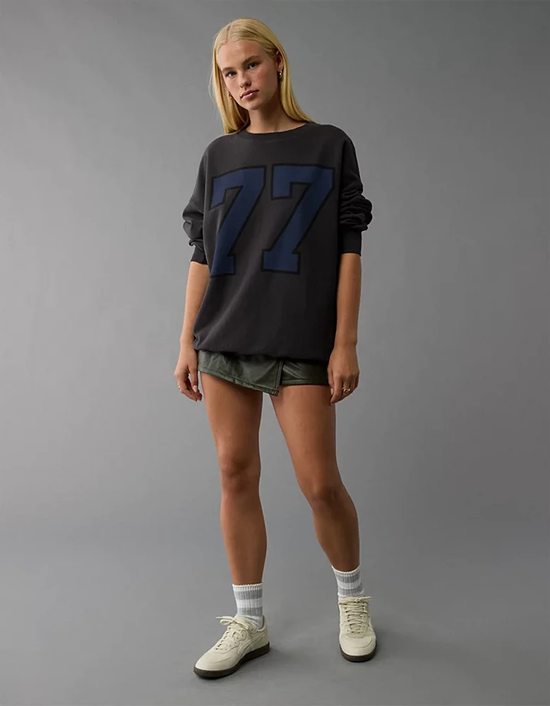 AE Oversized Logo Graphic Sweatshirt