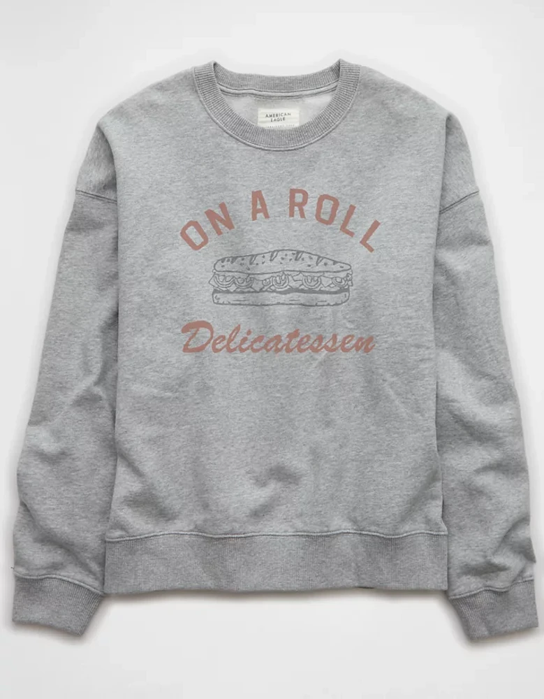 AE Relaxed Fit Food Graphic Sweatshirt