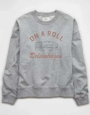 AE Relaxed Fit Food Graphic Sweatshirt