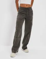 AE Dreamy Drape Stretch Super High-Waisted Baggy Wide-Leg Pant
