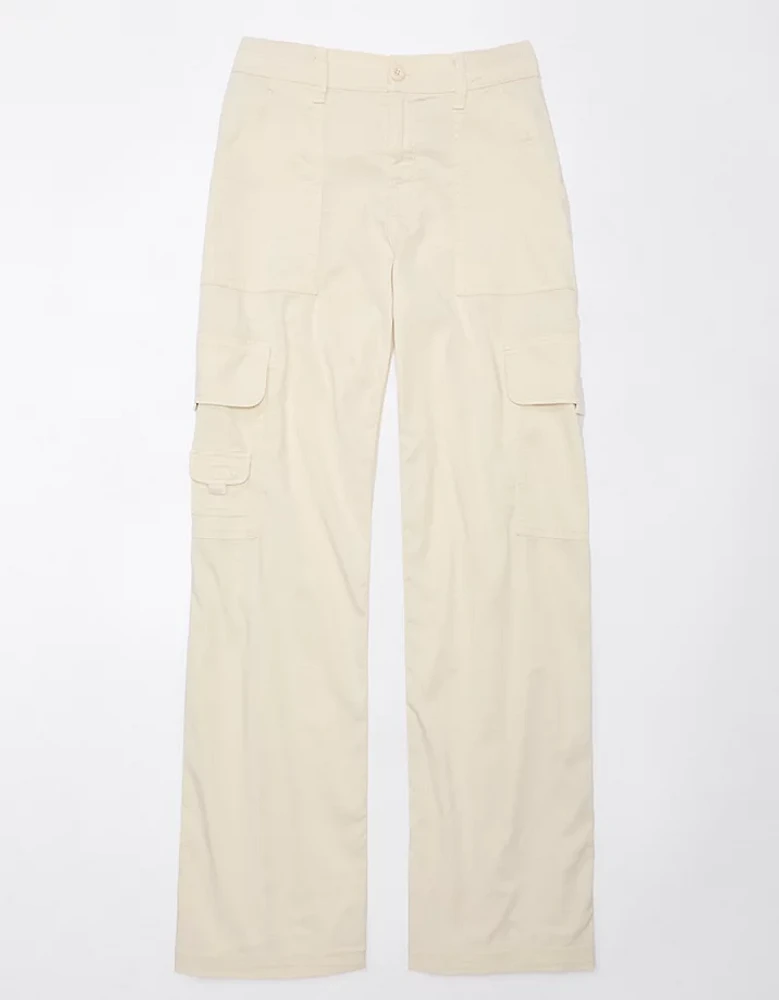 AE Dreamy Drape Stretch Cargo Super High-Waisted Baggy Wide-Leg Pant