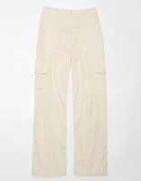 AE Dreamy Drape Stretch Cargo Super High-Waisted Baggy Wide-Leg Pant