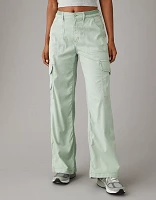 AE Dreamy Drape Stretch Cargo Super High-Waisted Baggy Wide-Leg Pant