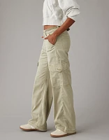 AE Dreamy Drape Stretch Cargo Super High-Waisted Baggy Wide-Leg Pant