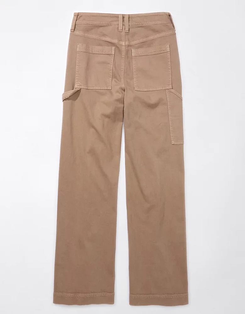 AE Dreamy Drape Woven Super High-Waisted Baggy Wide-Leg Pant