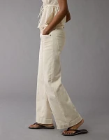 AE Dreamy Drape Stretch Low-Rise Baggy Wide-Leg Pant