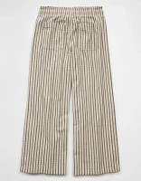 Pantalon à ceinture élastique rayé AE