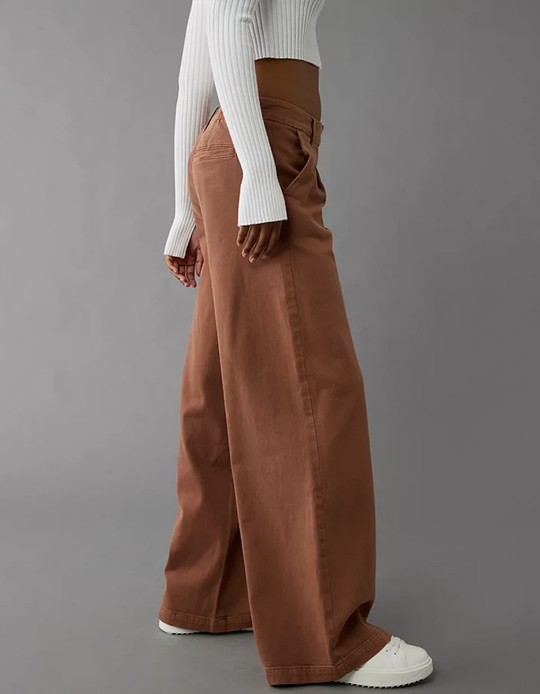 AE Dreamy Drape Stretch Poppy Trouser