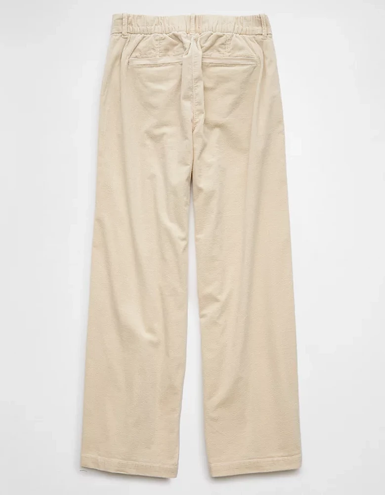 AE Stretch Corduroy High-Waisted Wide-Leg Trouser