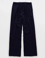 Pantalon à taille basse ceinture élastique pavot AE