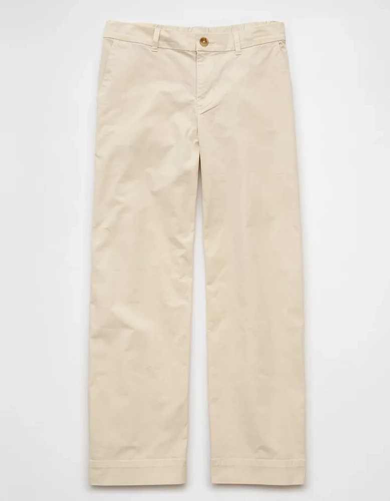 AE Stretch Stovepipe Khaki Pant