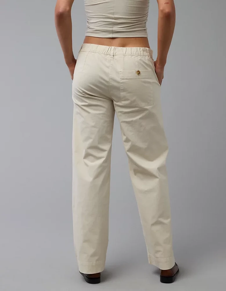 AE Stretch Stovepipe Khaki Pant