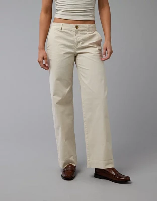 AE Stretch Stovepipe Khaki Pant