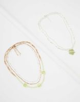 AEO Floral Toggle Necklace 5-Pack
