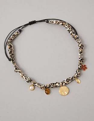 Collier léopard AEO