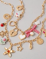 AEO Layered Charm Necklace