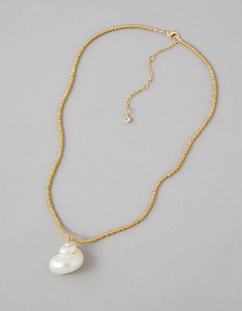 Collier à pendentif coquillage AEO