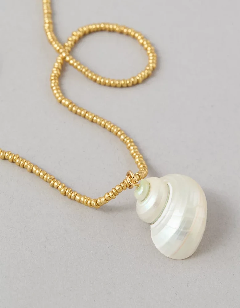 Collier à pendentif coquillage AEO