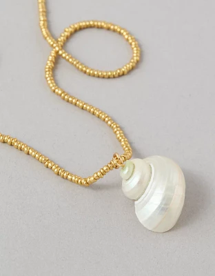 Collier à pendentif coquillage AEO