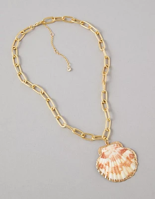 Collier à pendentif coquille AEO