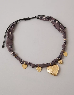 Collier à breloque en tissu AEO