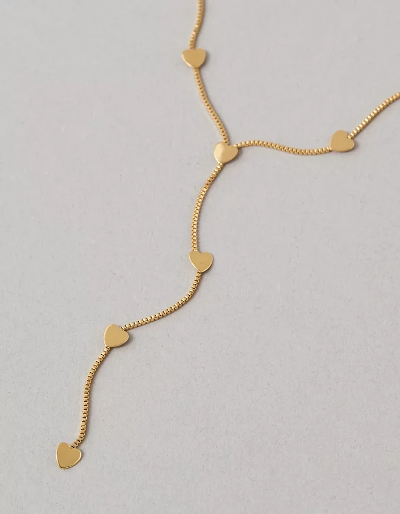 Collier lasso en forme de cœur AEO