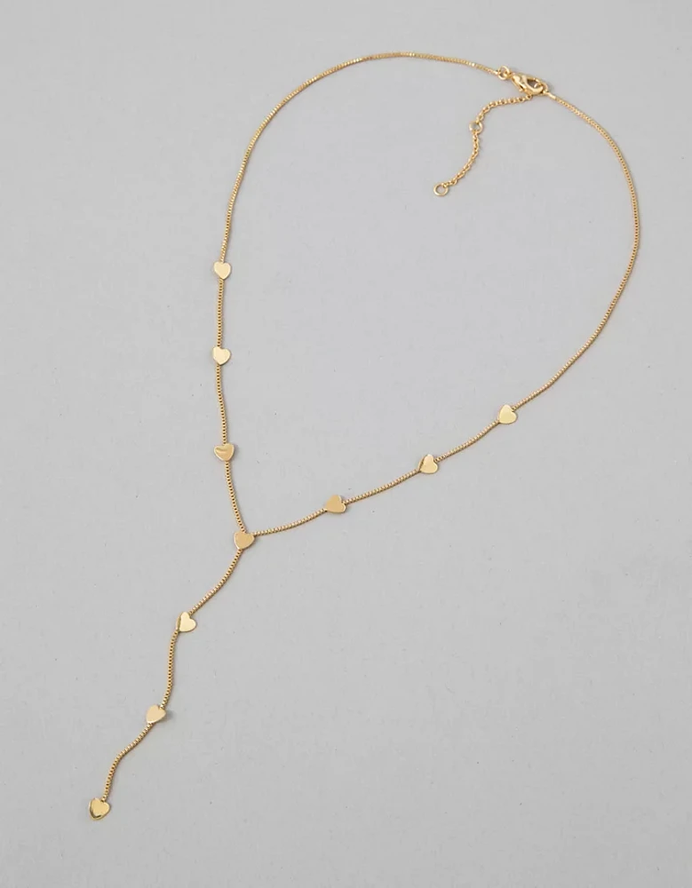 Collier lasso en forme de cœur AEO